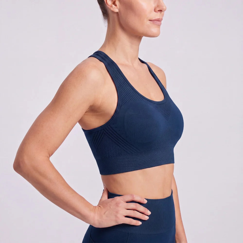Brassière de sport confortable portée