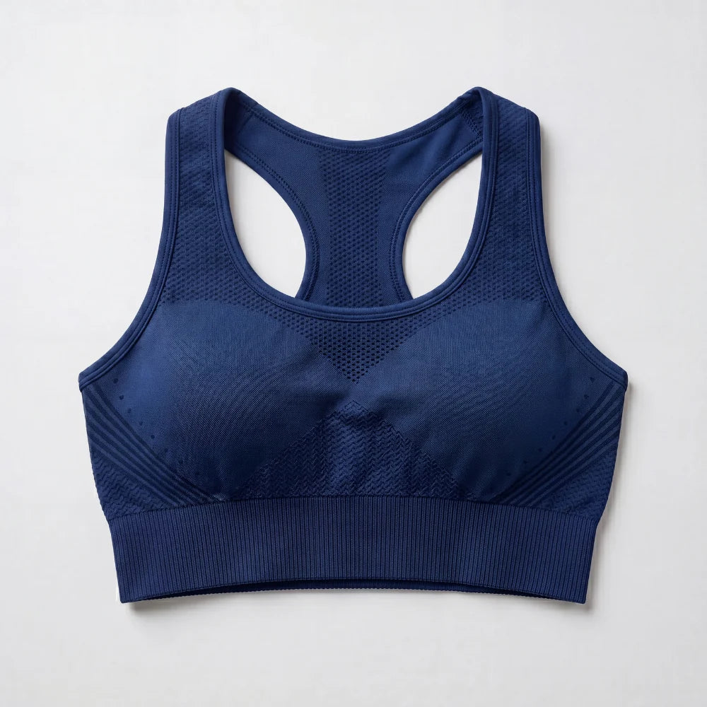 Brassière de sport confortable portée